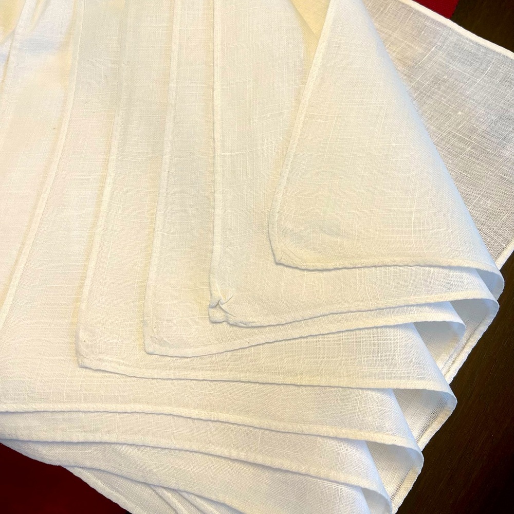 Linen placemats & napkins set of 8